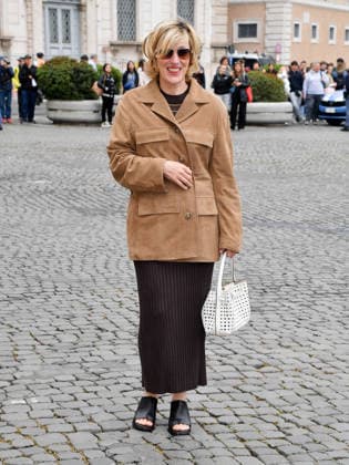 Rome, 71st David di Donatello Awards, Arrivals at the Quirinale Palace. Pictured is Valeria Bruni Tedeschi.  Copyright: xVincenzoxLandix xipa-agency.netx xDxAvanzo Provvisionatox IPA_Agency_IPA74449876
