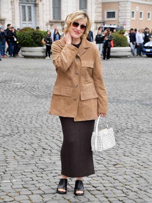 Rome, 71st David di Donatello Awards, Arrivals at the Quirinale Palace. Pictured is Valeria Bruni Tedeschi.  Copyright: xVincenzoxLandix xipa-agency.netx xDxAvanzo Provvisionatox IPA_Agency_IPA74449878