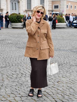 Rome, 71st David di Donatello Awards, Arrivals at the Quirinale Palace. Pictured is Valeria Bruni Tedeschi.  Copyright: xVincenzoxLandix xipa-agency.netx xDxAvanzo Provvisionatox IPA_Agency_IPA74449879