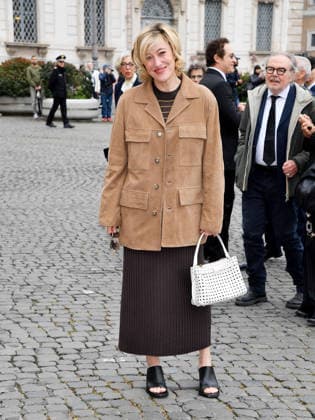Rome, 71st David di Donatello Awards, Arrivals at the Quirinale Palace. Pictured is Valeria Bruni Tedeschi.  Copyright: xVincenzoxLandix xipa-agency.netx xDxAvanzo Provvisionatox IPA_Agency_IPA74449882