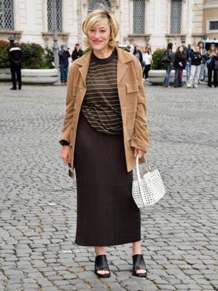 Rome, 71st David di Donatello Awards, Arrivals at the Quirinale Palace. Pictured is Valeria Bruni Tedeschi.  Copyright: xVincenzoxLandix xipa-agency.netx xDxAvanzo Provvisionatox IPA_Agency_IPA74449884