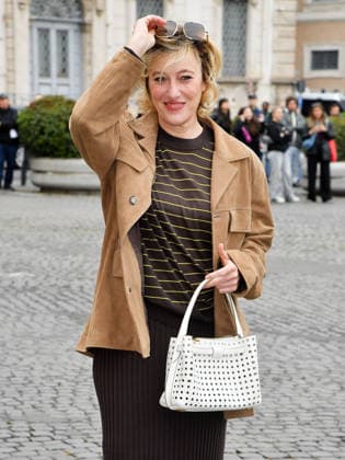 Rome, 71st David di Donatello Awards, Arrivals at the Quirinale Palace. Pictured is Valeria Bruni Tedeschi.  Copyright: xVincenzoxLandix xipa-agency.netx xDxAvanzo Provvisionatox IPA_Agency_IPA74449890