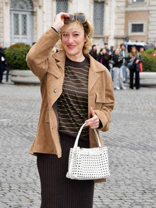 Rome, 71st David di Donatello Awards, Arrivals at the Quirinale Palace. Pictured is Valeria Bruni Tedeschi.  Copyright: xVincenzoxLandix xipa-agency.netx xDxAvanzo Provvisionatox IPA_Agency_IPA74449891