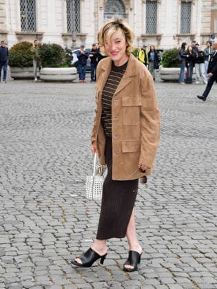 Rome, 71st David di Donatello Awards, Arrivals at the Quirinale Palace. Pictured is Valeria Bruni Tedeschi.  Copyright: xVincenzoxLandix xipa-agency.netx xDxAvanzo Provvisionatox IPA_Agency_IPA74449899