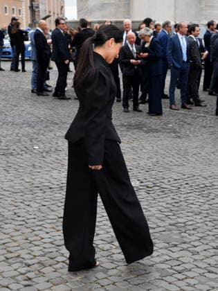 Rome, 71st David di Donatello Awards, Arrivals at the Quirinale Palace. Pictured: Ludovica Nasti  Copyright: xVincenzoxLandix xipa-agency.netx xDxAvanzo Provvisionatox IPA_Agency_IPA74449784