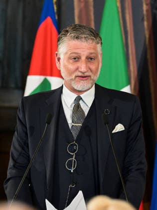 Rome, 71st David di Donatello Awards Ceremony at the Quirinale Palace - Pictured: Minister Alessandro Giuli  Copyright: xMaurizioxD Avanzox xipa-agency.netx xDxAvanzo Landi Provvisionatox IPA_Agency_IPA74450083