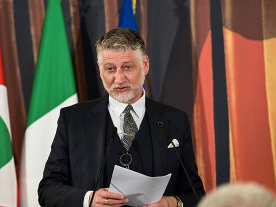 Rome, 71st David di Donatello Awards Ceremony at the Quirinale Palace - Pictured: Minister Alessandro Giuli  Copyright: xMaurizioxD Avanzox xipa-agency.netx xDxAvanzo Landi Provvisionatox IPA_Agency_IPA74450084