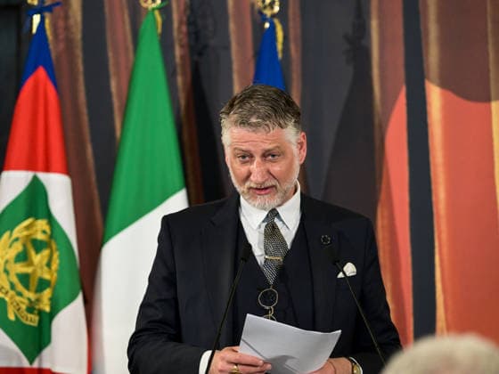 Rome, 71st David di Donatello Awards Ceremony at the Quirinale Palace - Pictured: Minister Alessandro Giuli  Copyright: xMaurizioxD Avanzox xipa-agency.netx xDxAvanzo Landi Provvisionatox IPA_Agency_IPA74450085