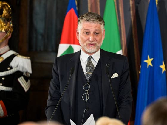Rome, 71st David di Donatello Awards Ceremony at the Quirinale Palace - Pictured: Minister Alessandro Giuli  Copyright: xMaurizioxD Avanzox xipa-agency.netx xDxAvanzo Landi Provvisionatox IPA_Agency_IPA74450090