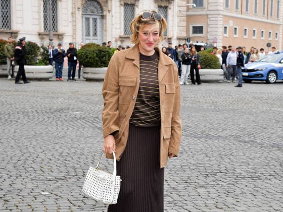 Rome, 71st David di Donatello Awards, Arrivals at the Quirinale Palace. Pictured is Valeria Bruni Tedeschi.  Copyright: xVincenzoxLandix xipa-agency.netx xDxAvanzo Provvisionatox IPA_Agency_IPA74449895