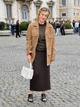 Rome, 71st David di Donatello Awards, Arrivals at the Quirinale Palace. Pictured is Valeria Bruni Tedeschi.  Copyright: xVincenzoxLandix xipa-agency.netx xDxAvanzo Provvisionatox IPA_Agency_IPA74449896
