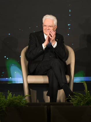 Rome, 71st edition of the David di Donatello Awards, Ceremony at the Quirinale. In the photo: the President of the Republic Sergio Mattarella.  Copyright: xMarcoxProvvisionatox xipa-agency.netx xDxAvanzo Landi Provvisionatox IPA_Agency_IPA74450746