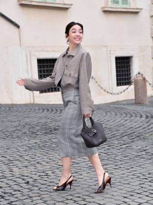 Rome, 71st David di Donatello Awards, Arrivals at the Quirinale Palace. Pictured is Matilda De Angelis.  Copyright: xVincenzoxLandix xipa-agency.netx xDxAvanzo Provvisionatox IPA_Agency_IPA74450821