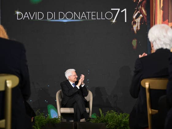 Rome, 71st edition of the David di Donatello Awards, Ceremony at the Quirinale. In the photo: the President of the Republic Sergio Mattarella.  Copyright: xMarcoxProvvisionatox xipa-agency.netx xDxAvanzo Landi Provvisionatox IPA_Agency_IPA74450776
