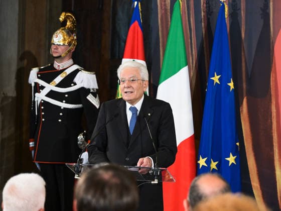 Rome, 71st edition of the David di Donatello Awards, Ceremony at the Quirinale. In the photo: the President of the Republic Sergio Mattarella.  Copyright: xMarcoxProvvisionatox xipa-agency.netx xDxAvanzo Landi Provvisionatox IPA_Agency_IPA74451032
