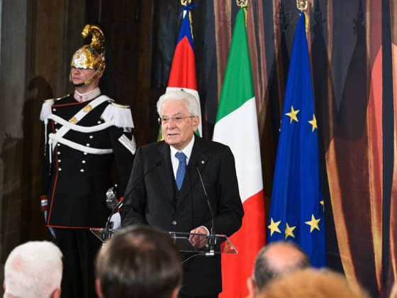 Rome, 71st edition of the David di Donatello Awards, Ceremony at the Quirinale. In the photo: the President of the Republic Sergio Mattarella.  Copyright: xMarcoxProvvisionatox xipa-agency.netx xDxAvanzo Landi Provvisionatox IPA_Agency_IPA74451034