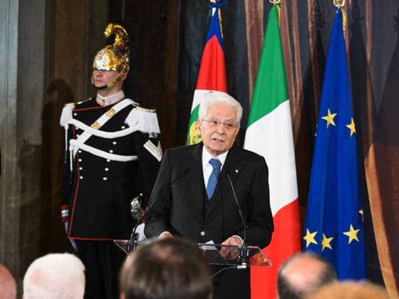 Rome, 71st edition of the David di Donatello Awards, Ceremony at the Quirinale. In the photo: the President of the Republic Sergio Mattarella.  Copyright: xMarcoxProvvisionatox xipa-agency.netx xDxAvanzo Landi Provvisionatox IPA_Agency_IPA74451037