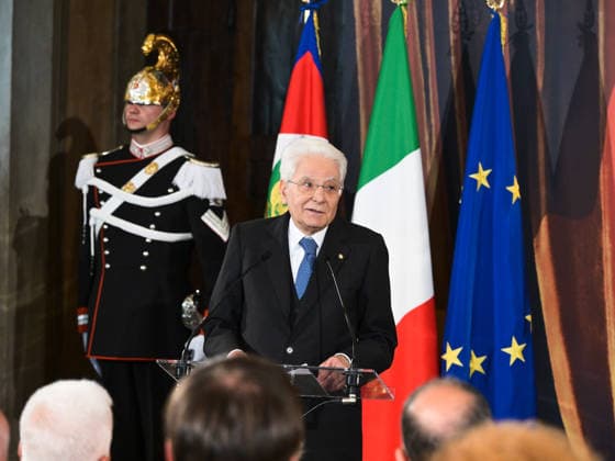 Rome, 71st edition of the David di Donatello Awards, Ceremony at the Quirinale. In the photo: the President of the Republic Sergio Mattarella.  Copyright: xMarcoxProvvisionatox xipa-agency.netx xDxAvanzo Landi Provvisionatox IPA_Agency_IPA74451039