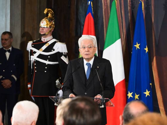 Rome, 71st edition of the David di Donatello Awards, Ceremony at the Quirinale. In the photo: the President of the Republic Sergio Mattarella.  Copyright: xMarcoxProvvisionatox xipa-agency.netx xDxAvanzo Landi Provvisionatox IPA_Agency_IPA74451044