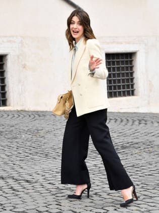 Rome, 71st David di Donatello Awards, Arrivals at the Quirinale Palace. Pictured: Barbara Ronchi.  Copyright: xVincenzoxLandix xipa-agency.netx xDxAvanzo Provvisionatox IPA_Agency_IPA74450866