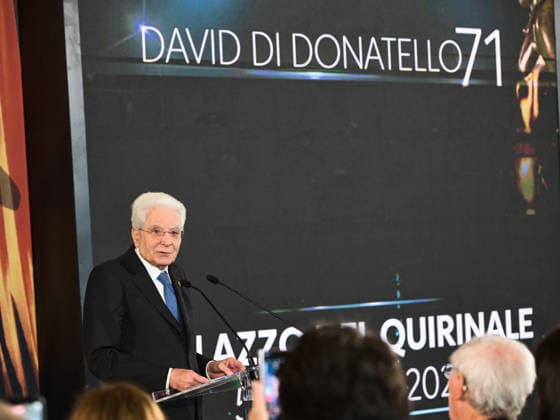 Rome, 71st edition of the David di Donatello Awards, Ceremony at the Quirinale. In the photo: the President of the Republic Sergio Mattarella.  Copyright: xMarcoxProvvisionatox xipa-agency.netx xDxAvanzo Landi Provvisionatox IPA_Agency_IPA74451054