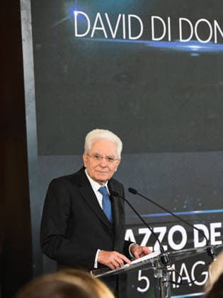 Rome, 71st edition of the David di Donatello Awards, Ceremony at the Quirinale. In the photo: the President of the Republic Sergio Mattarella.  Copyright: xMarcoxProvvisionatox xipa-agency.netx xDxAvanzo Landi Provvisionatox IPA_Agency_IPA74451057