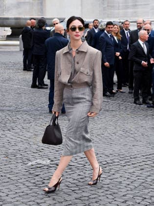 Rome, 71st David di Donatello Awards, Arrivals at the Quirinale Palace. Pictured is Matilda De Angelis.  Copyright: xVincenzoxLandix xipa-agency.netx xDxAvanzo Provvisionatox IPA_Agency_IPA74450780