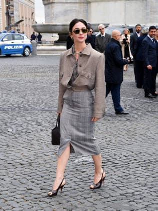 Rome, 71st David di Donatello Awards, Arrivals at the Quirinale Palace. Pictured is Matilda De Angelis.  Copyright: xVincenzoxLandix xipa-agency.netx xDxAvanzo Provvisionatox IPA_Agency_IPA74450783