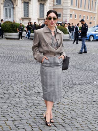 Rome, 71st David di Donatello Awards, Arrivals at the Quirinale Palace. Pictured is Matilda De Angelis.  Copyright: xVincenzoxLandix xipa-agency.netx xDxAvanzo Provvisionatox IPA_Agency_IPA74450791
