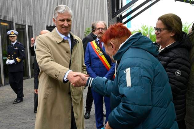 King Philippe And Queen Mathilde Visit The Province of Flemish Brabant VLAAMS-BRABANT, BELGIUM - MAY 05: King Philippe of Belgium and Queen Mathilde of Belgium pictured visiting VUB STEAM Academie in Pajottegem during a trip to the province of Flemish Brabant on May 05, 2026 in Vlaams-Brabant, Belgium, 05 05 2026 Vlaams-Brabant Belgium  Copyright: xPhilipxReynaersx