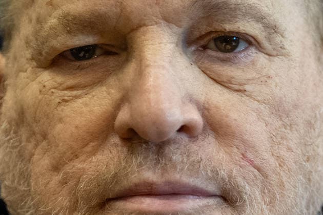 Former Hollywood film producer Harvey Weinstein appears in Manhattan Supreme Court during his re-trial on rape charges in New York City on Tuesday, May 5, 2026. Pool photo by David Dee Delgado  NYX20260505902 DAVIDxDEExDELGADO