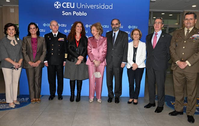 Queen Sofia presides over the inauguration of the congress The Spanish Monarchy and the independence of the United States 250th anniversary Queen Sofia arrives at the Faculty of Economics and Business Administration of the University CEU San Pablo, to preside over the inauguration of the congress The Spanish Monarchy and the independence of the United States 250th anniversary, on May 5, 2026, in Madrid Spain QUEEN GENTE José Madrid Madrid Madrid Spain  Copyright: xJosÃ xOlivax 7501036