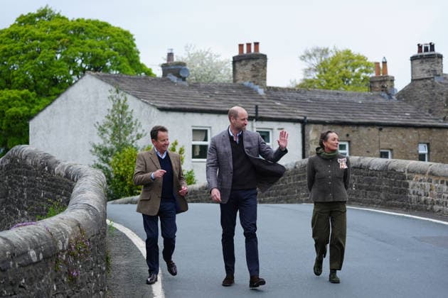 The Prince of Wales visits Yorkshire The Prince of Wales visits the village of Bainbridge to highlight rural communities and sustainability, in North Yorkshire, UK, on the 5th May 2026. Picture by Owen Humphreys WPA-Pool Bainbridge Yorkshire United Kingdom  WHA-0817