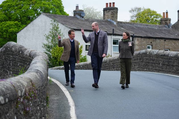 The Prince of Wales visits Yorkshire The Prince of Wales visits the village of Bainbridge to highlight rural communities and sustainability, in North Yorkshire, UK, on the 5th May 2026. Picture by Owen Humphreys WPA-Pool Bainbridge Yorkshire United Kingdom  WHA-0817