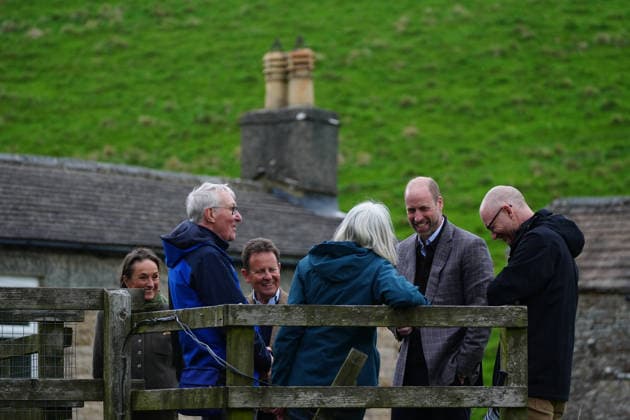 The Prince of Wales visits Yorkshire The Prince of Wales visits the village of Bainbridge to highlight rural communities and sustainability, in North Yorkshire, UK, on the 5th May 2026. Picture by Owen Humphreys WPA-Pool Bainbridge Yorkshire United Kingdom  WHA-0817
