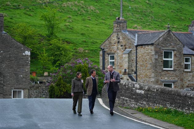 The Prince of Wales visits Yorkshire The Prince of Wales visits the village of Bainbridge to highlight rural communities and sustainability, in North Yorkshire, UK, on the 5th May 2026. Picture by Owen Humphreys WPA-Pool Bainbridge Yorkshire United Kingdom  WHA-0817