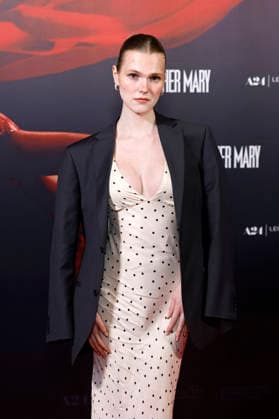 Actress and model Lucy Hellenbrecht at the German premiere of Mother Mary at the Cinenova cinema in Cologne, 05 05 2026 NRW Germany Copyright: xChristophxHardtx