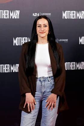 Influencer Sabina Boschmann at the German premiere of Mother Mary at the Cinenova cinema in Cologne, 05 05 2026 NRW Germany Copyright: xChristophxHardtx