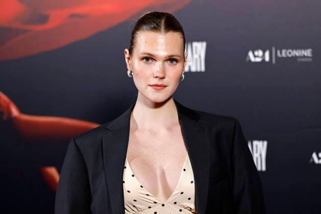 Actress and model Lucy Hellenbrecht at the German premiere of Mother Mary at the Cinenova cinema in Cologne, 05 05 2026 NRW Germany Copyright: xChristophxHardtx