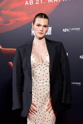 Actress and model Lucy Hellenbrecht at the German premiere of Mother Mary at the Cinenova cinema in Cologne, 05 05 2026 NRW Germany Copyright: xChristophxHardtx