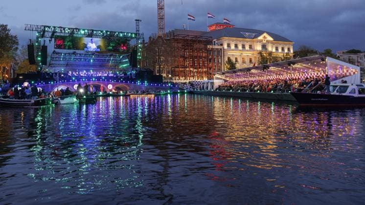 AMSTERDAM - The May 5th concert on the Amstel at the Royal Theatre CarrÃ . Traditionally, the concert marks the conclusion of the National Liberation Celebration. RAMON VAN FLYMEN ANP netherlands out - belgium out  Copyright: xx x557575928x originalFilename: 557575928.jpg