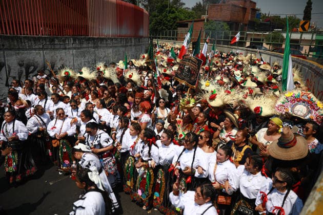 Cinco de Mayo celebrations in Mexico City MEXICO CITY, MEXICO - MAY 05: People take part in a reenactment of the Battle of Puebla during Cinco de Mayo celebrations, in Mexico City, Mexico on May 05, 2026. Residents of the Penon de los Banos neighborhood have gathered annually for more than 90 years to commemorate the Mexican army’s victory over French forces at the Battle of Puebla, staging a street reenactment with period costumes, cannons and gunpowder-loaded firearms. Daniel Cardenas Anadolu Mexico City Mexico. Editorial use only. Please get in touch for any other usage.  Copyright: x2026xAnadoluxDanielxCardenasx
