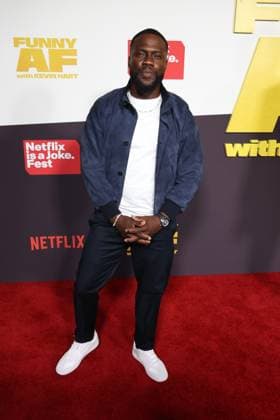 LOS ANGELES, CALIFORNIA - MAY 05: Kevin Hart at as Netflix Is A Joke Festival Presents: Funny AF with Kevin Hart at The United Theater on Broadway on May 05, 2026 in Los Angeles, California. Copyright: xAdMediax xMediaPunchx