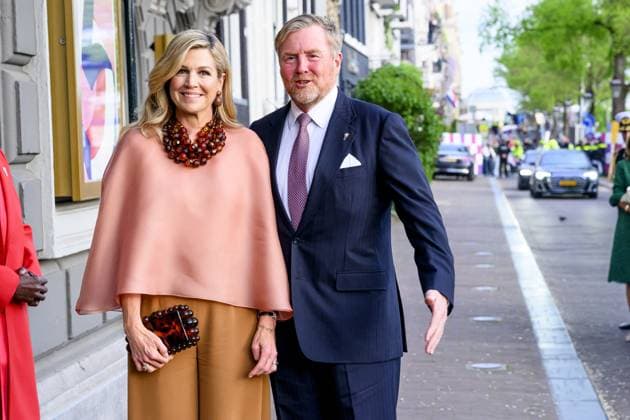 King Willem-Alexander and Queen Maxima During National Liberation Celebration Concert - Amsterdam King Willem-Alexander and Queen Maxima attend the May 5 concert marking the conclusion of the National Liberation Celebration on the Amstel in front of the Royal Theatre Carre in Amsterdam, The Netherlands on May 5, 2026. Photo by Patrick van Emst NL Beeld Bruno Press ABACAPRESS.COM Amsterdam Netherlands  Copyright: xBrunoxPress ABACAx