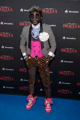 ABB DRACULA Didi Veron on the blue carpet at the premiere of Dracula The Musical at BlueMax Theater on 05 05 2026 in Berlin Berlin Germany