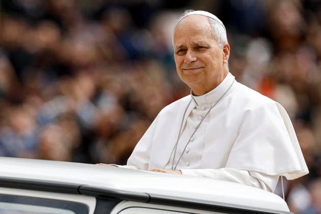 May 6, 2026, Vatican City, ITALIA ROMA: Pope Leo XIV during the weekly general audience in Saint Peters Square, Vatican City, 06 May 2026. ANSA ANGELO CARCONI. Vatican City ITALIA ROMA  - ZUMAa110 20260506_zaf_a110_002 Copyright: xAngeloxCarconix