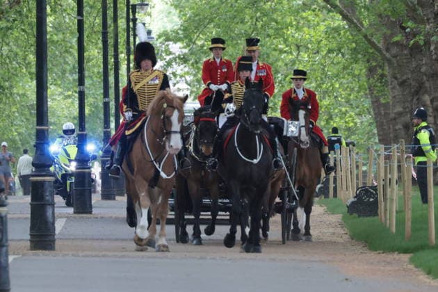 . 06 05 2026. London, United Kingdom. 41 Gun Royal Salute Hyde Park. The King s Troop Royal Horse Artillery fire a 41 Gun Salute in Hyde Park to mark the anniversary of the Coronation of His Majesty The King.  xMartynxWheatleyx xi-Imagesx IIM-26749-0003