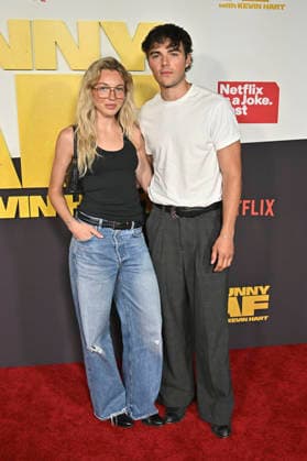 Brynn Rumfallo and Sterling Retzlaff at the live event of the Netflix talent show Funny AF with Kevin Hart at the United Theater Los Angeles, 05 05 2026 Foto:xD.xStarbuckx xFuturexImagex hart_6524