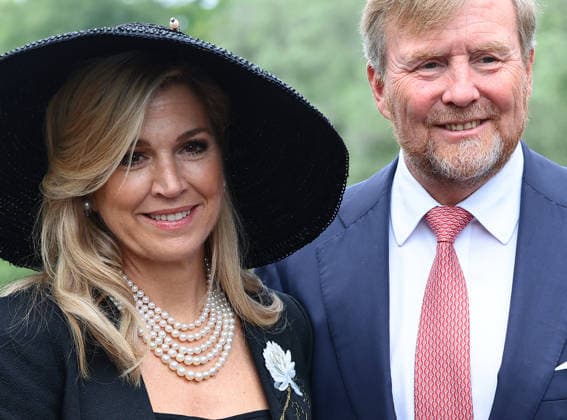 Dutch Royals Visit the 2026 Venice Art Biennale - Venice Willem-Alexander of the Netherlands and Máxima of the Netherlands visit the Dutch Pavilion in Venice, Italy on May 6, 2026. Photo by Matteo Chinellato IPA ABACAPRESS.COM Venice Italy  Copyright: xIPA ABACAx