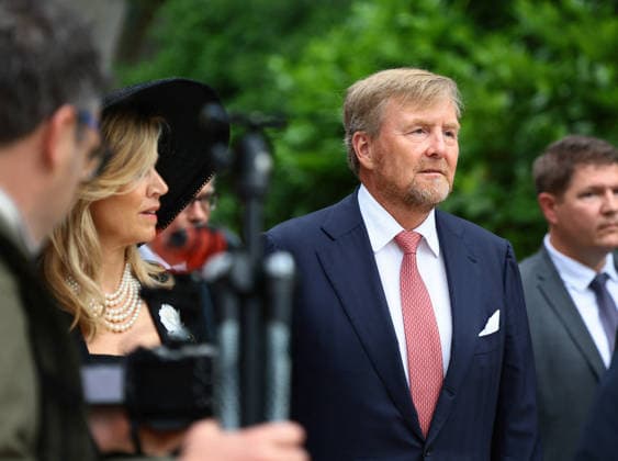 Dutch Royals Visit the 2026 Venice Art Biennale - Venice Willem-Alexander of the Netherlands and Máxima of the Netherlands visit the Dutch Pavilion in Venice, Italy on May 6, 2026. Photo by Matteo Chinellato IPA ABACAPRESS.COM Venice Italy  Copyright: xIPA ABACAx
